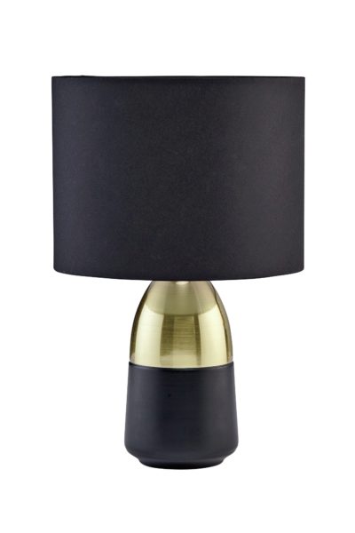HOME Duno Touch Table Lamp - Black & Brass